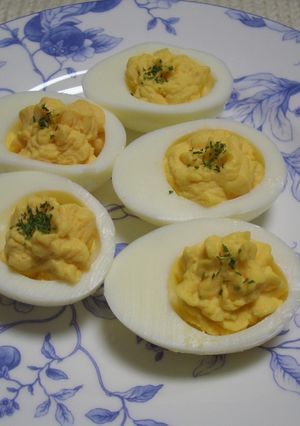 A picture of Deviled Eggs - Easy Egg Dish for Parties.