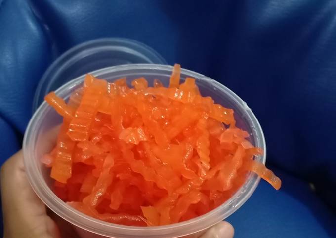 Yuk intip, Cara termudah bikin Manisan pepaya khas Guci - Tegal dijamin sedap