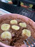Protein banana oats cocoa (microwave)