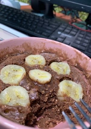 รูปของ Protein banana oats cocoa (microwave)