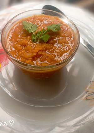 صورة لوصفة شوربة العدس الاحمر