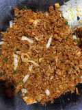 Nasi goreng bumbu merah/nasi goreng kemiri
