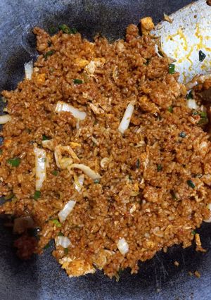 Foto resep Nasi goreng bumbu merah/nasi goreng kemiri