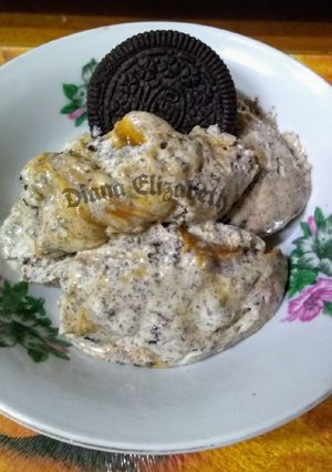 Una foto de Helado de oreo.👩🏼‍🍳🍨🍧🍦