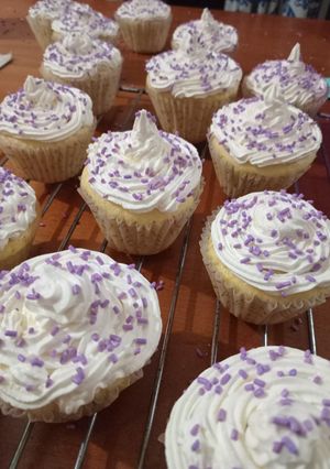 Una foto de Cupcakes de vainilla