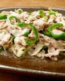 Easy and Addictive Pork with Lots of Green Onions and Salted Rice Malt
