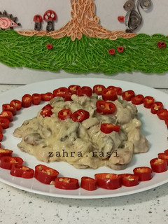 عکسی از دستور چیکن آلفردو