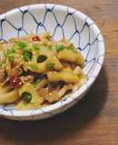 日式莲藕炒肉片