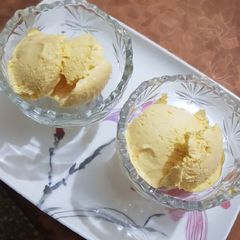 A picture of Mango Ice Cream.
