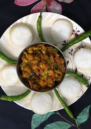 सूखा बेसन की सब्जी(sukhe besan ki sabzi recipe in hindi) रेसिपी मुख्य फोटो