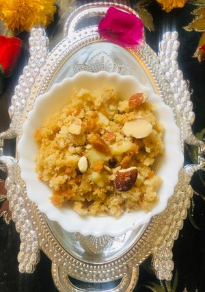 A picture of Jaggery Sanja.