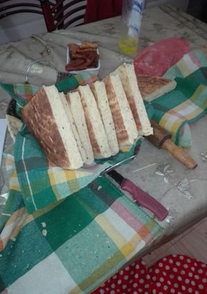 صورة لوصفة كسرة المطلوع