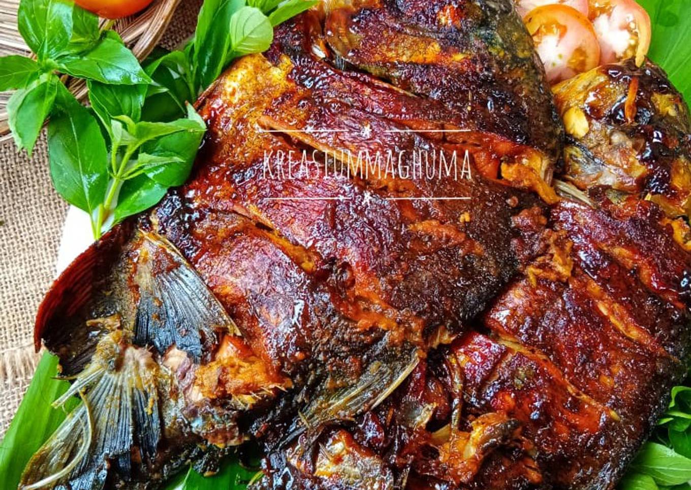 Ikan Bawal Bakar Teflon