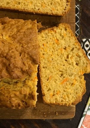 Una foto de Budín de zanahoria tipo Carrot Cake 🥕 | Receta saludable sin azúcar