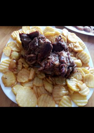 صورة لوصفة بطاطا باللحم 🍖🌻
