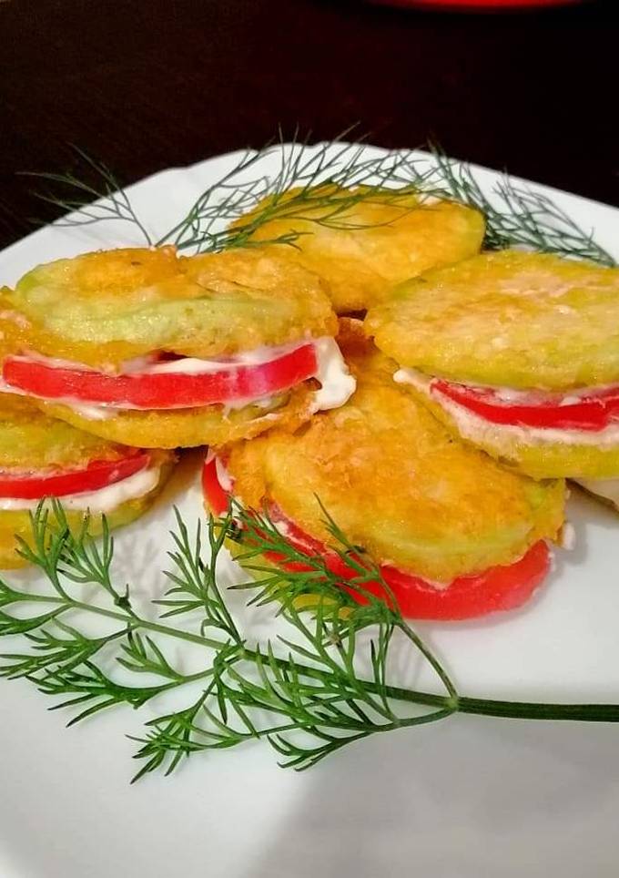 Кабачки з помідорами