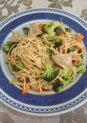 Foto principal de 🇲🇳"Tsuivan mongol" sin gluten vegano 🍝