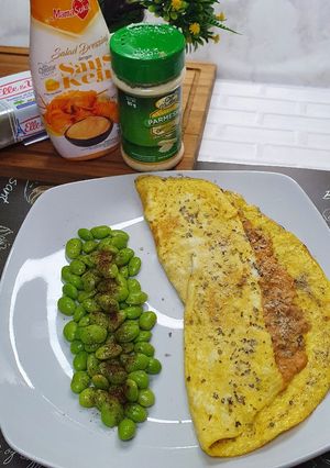 Foto resep Omelette Tuna Keju