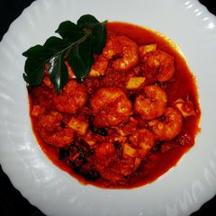 A picture of Kerala Prawn curry.