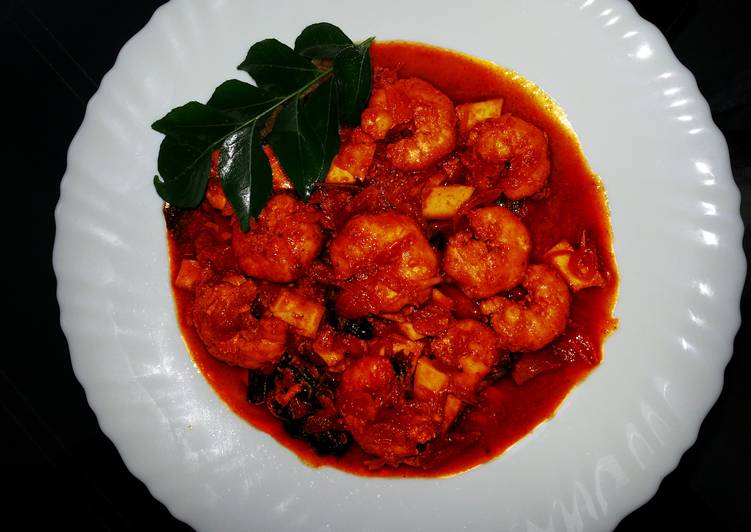 How to Prepare Favorite Kerala Prawn curry