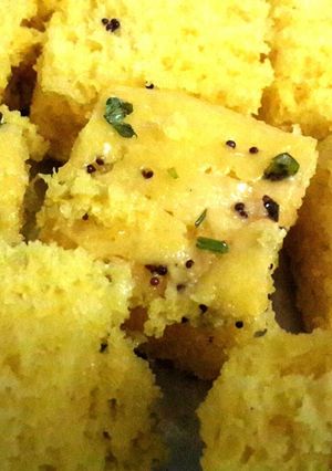 A picture of Instant Dhokla.