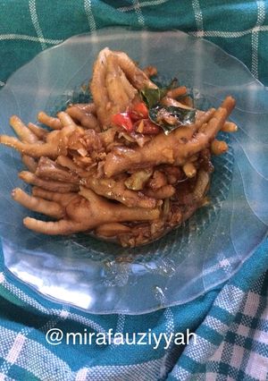 Foto resep Ceker bumbu kecap pedas