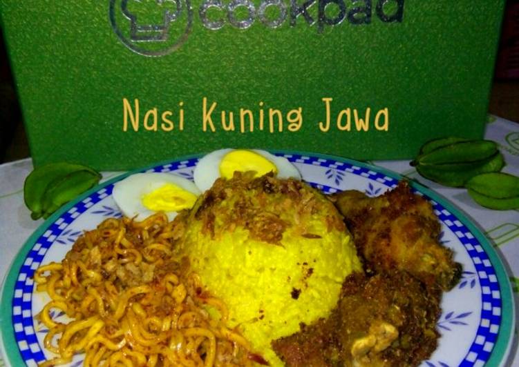 Resep Nasi Kuning Jawa Harum Gurih, Sempurna