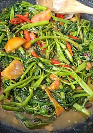 Foto resep Tumis kangkung taoco