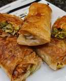 Vegan Spring Rolls di pasta fillo con verdure