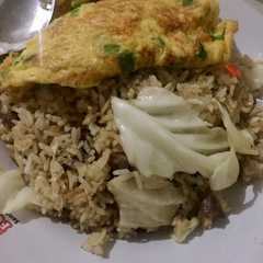 Nasi goreng teri plus telor dadar রেসিপির প্রধান ছবি
