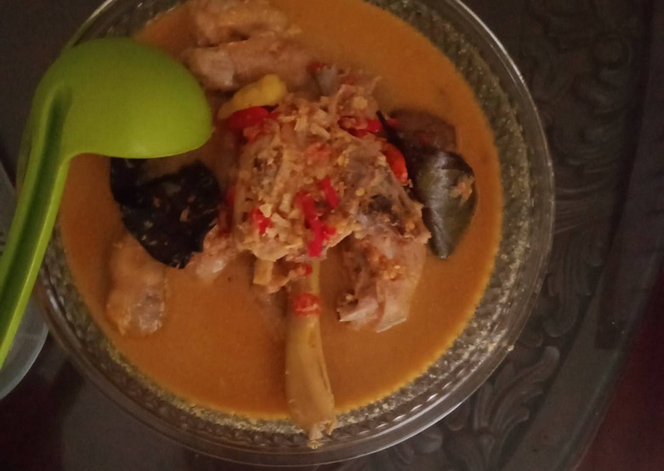 Rendang ayam pedas