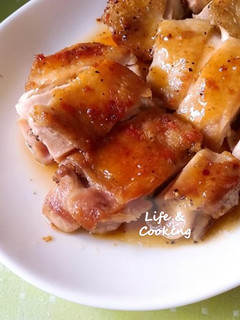 【家常菜】橙汁雞腿排 的食譜成品照片