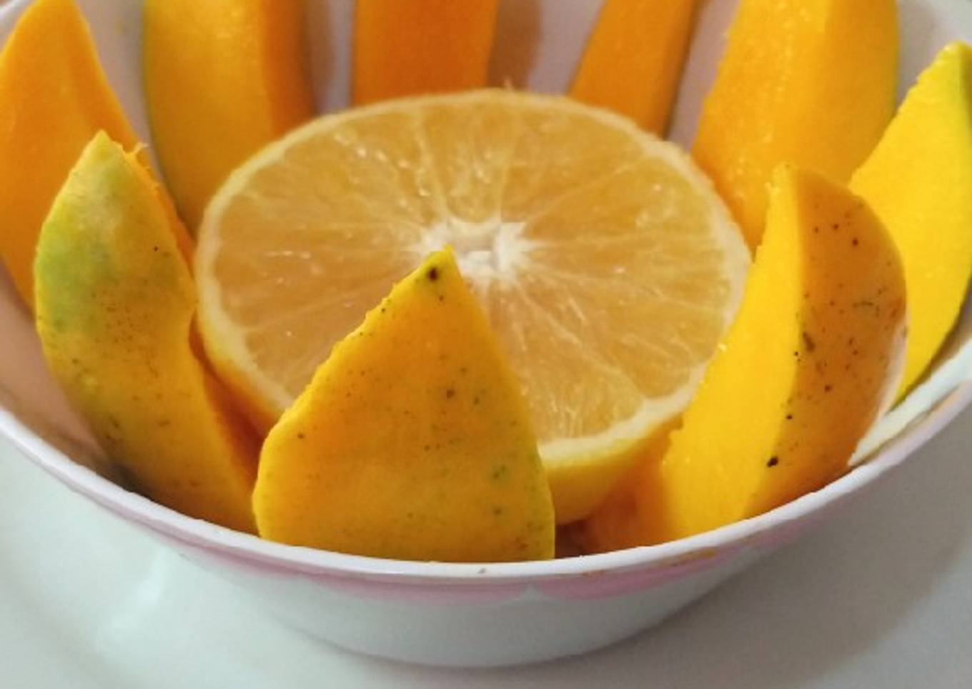 Mango and orange