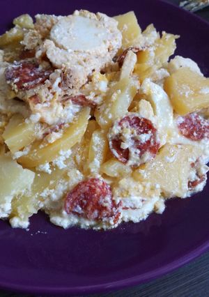 Krémes rakott krumpli recept fotója
