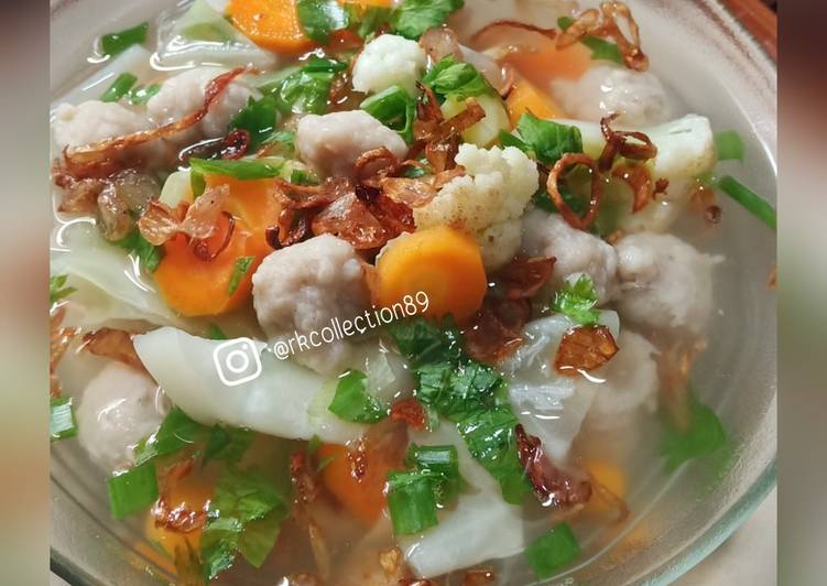 Sop Kuah Bening Bumbu Praktis