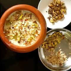 Cinnamon phirni A picture of Cinnamon phirni.