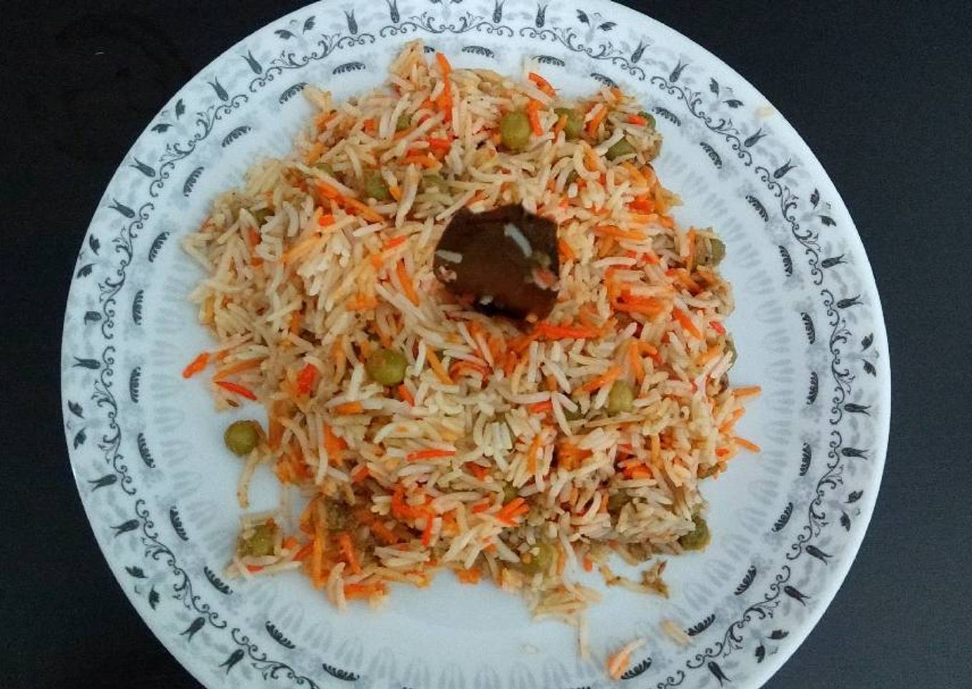Layered Matar Pulav