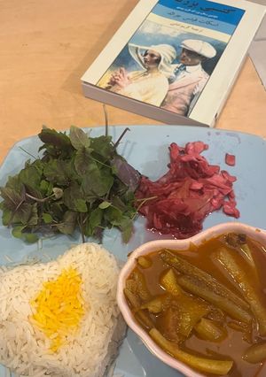 عکسی از دستور خورشت کنگر