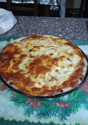 Una foto de Pastel de carne con mozzarella