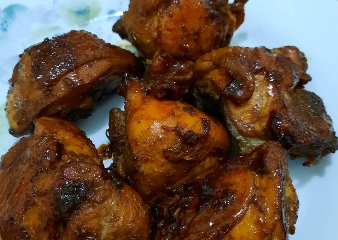 Recipe Yummy Ayam Bacem Panggang Teflon Praktis