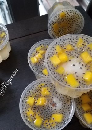 Foto resep Puding Buah Leci