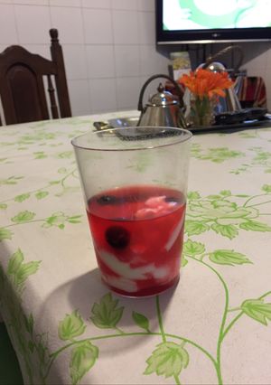 Una foto de Gelatina con "onda"