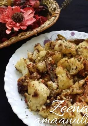 A picture of Roasted Cauliflower and Nut Salad.
