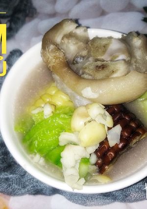Hình của món Ăn dặm cho bé: Giò hầm rau củ.