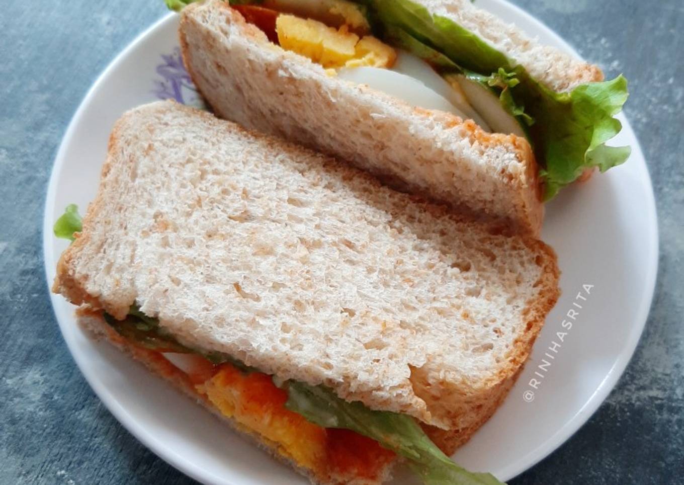 Sandwich Isi Telur no Ribet