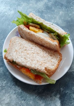 Foto resep Sandwich Isi Telur no Ribet