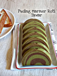 Foto resep Puding Marmer Roti Tawar