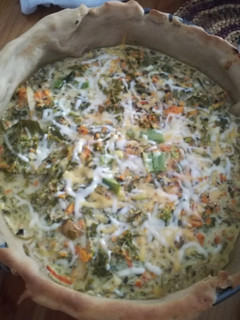Una foto de Quiche de verduras