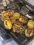 Tortillas con Carne e Zucchine alla Piastra