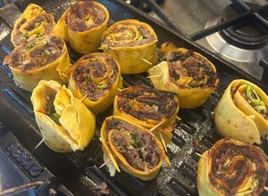 Foto di Tortillas con Carne e Zucchine alla Piastra
